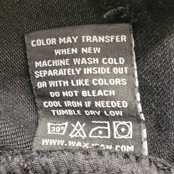 Wax Jean Collection - Black Women Distressed Stretched Jeans - Size 13/31 - Picture 15 of 15